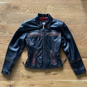 Harley Davidson Black Leather Jacket